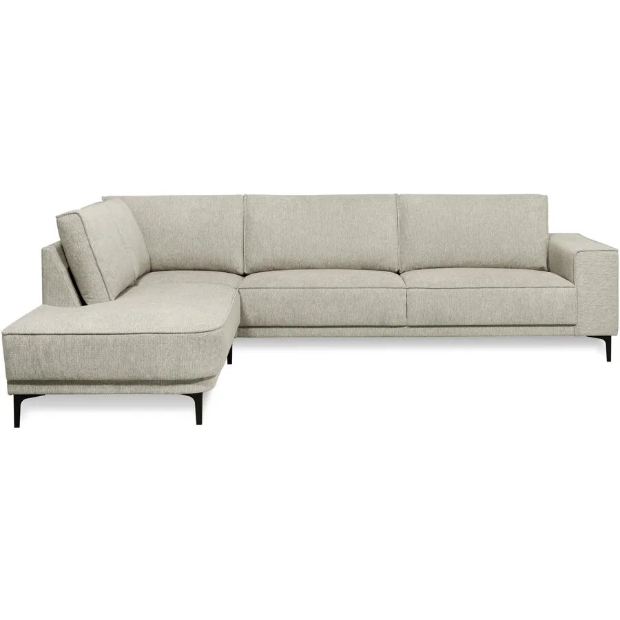 Ecksofa Marjorie Links Stoff Natural B 289 T 210 cm