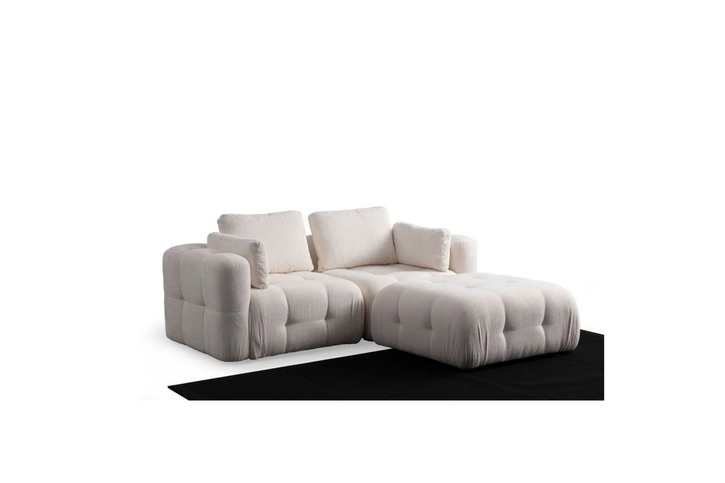 Yvara Soffa med Divan 2-sits - Beige