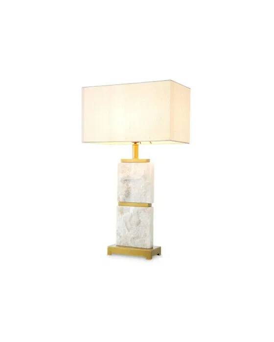 Newton Table Lamp Antique Brass