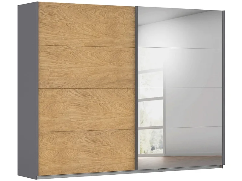 Schwebetürenschrank MATTERHORN artisan eiche 2 Türen