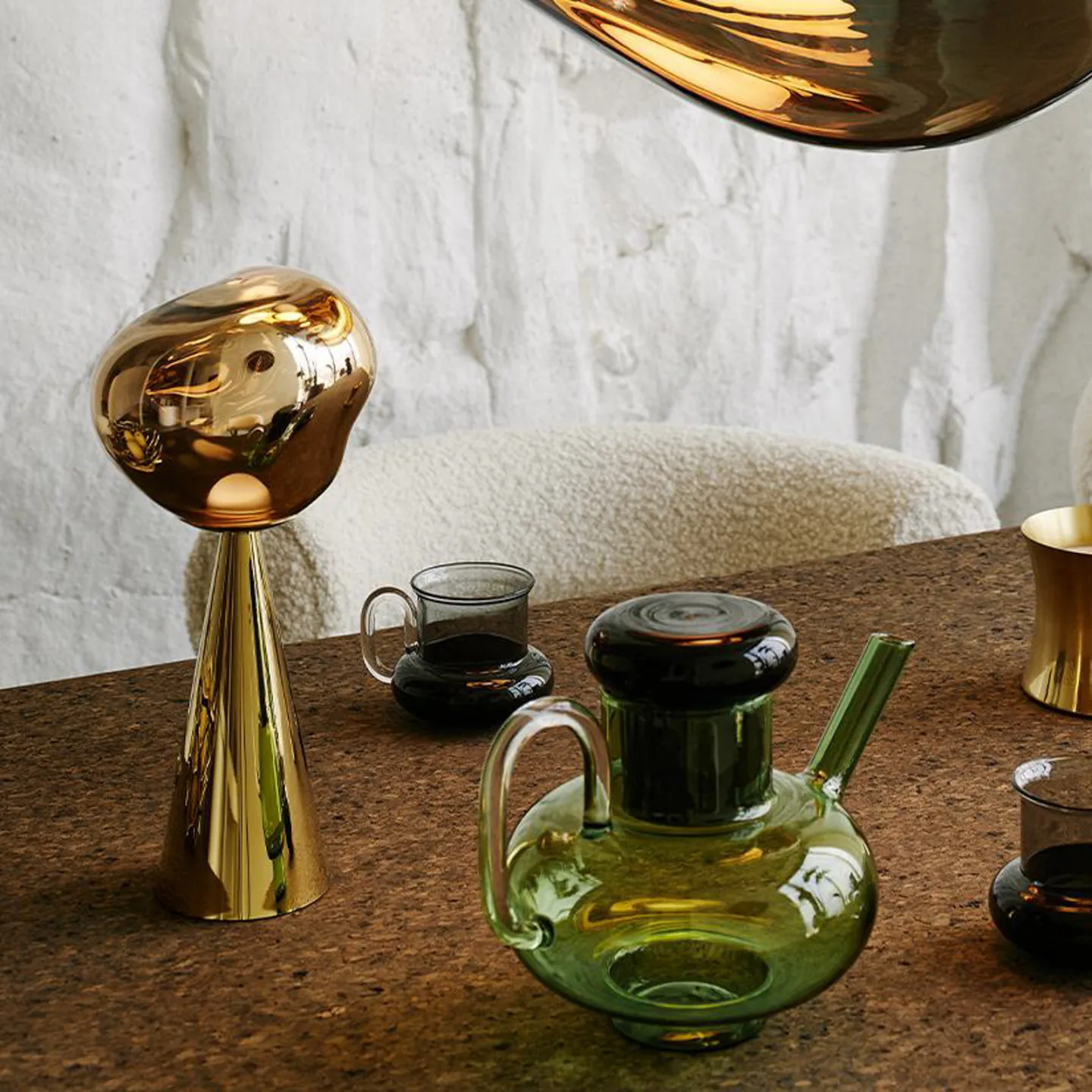 Tom Dixon Melt Portable bordslampa Gold