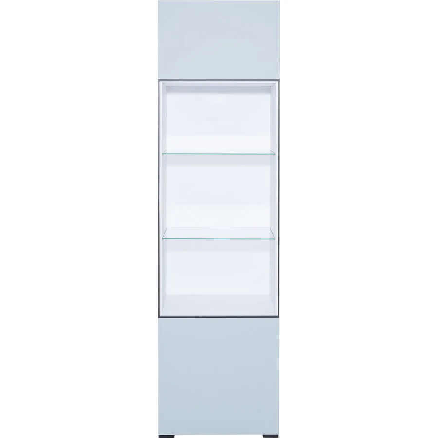 Vitrine Setup eisblau Holzwerkstoff/Glas B 57.6 H 214 cm