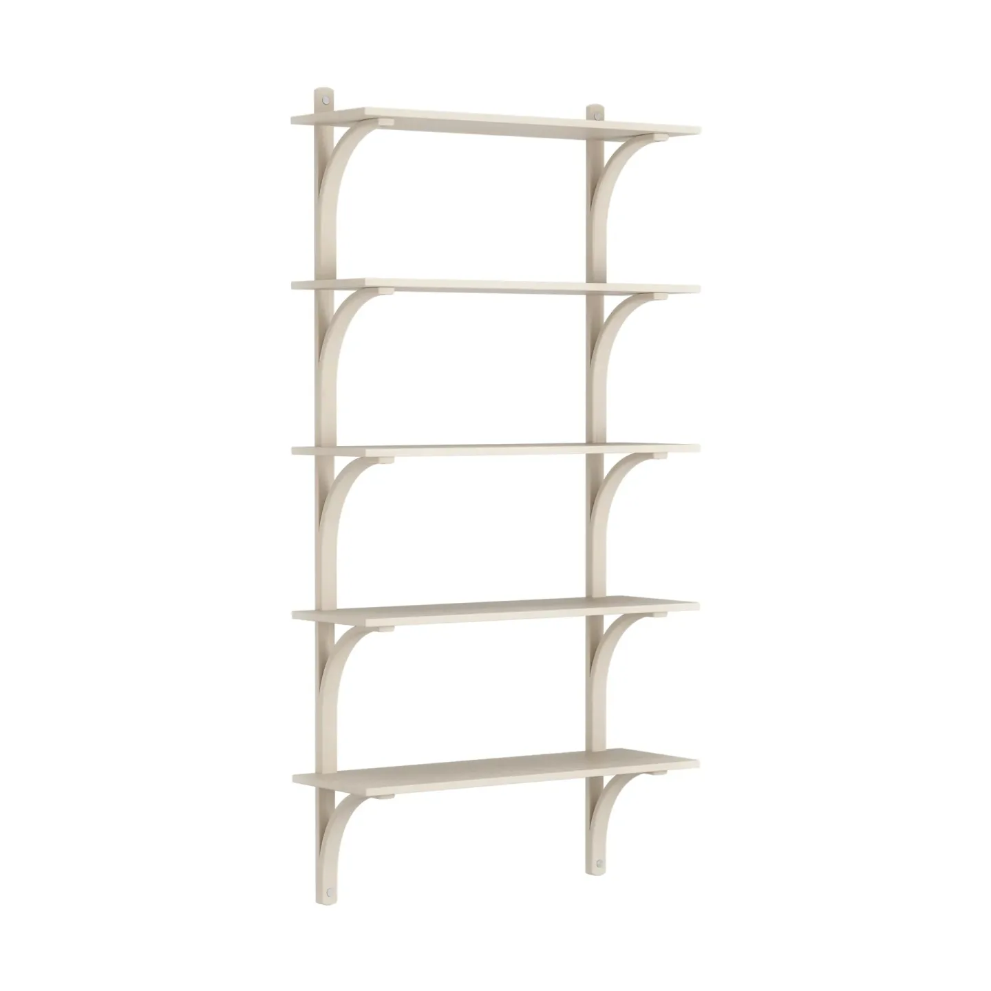 Swedese Levi Regal 5 Fachboden Weisspigmentierte Esche-aluminium, 90 cm