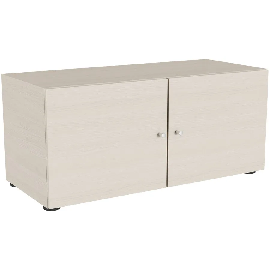 Kommode Window Braun Holzwerkstoff 81 cm 35 cm - Farbe: eiche hell - Möbel Konfigurator: Traummöbel individuell zusammenstellen - Schweizer