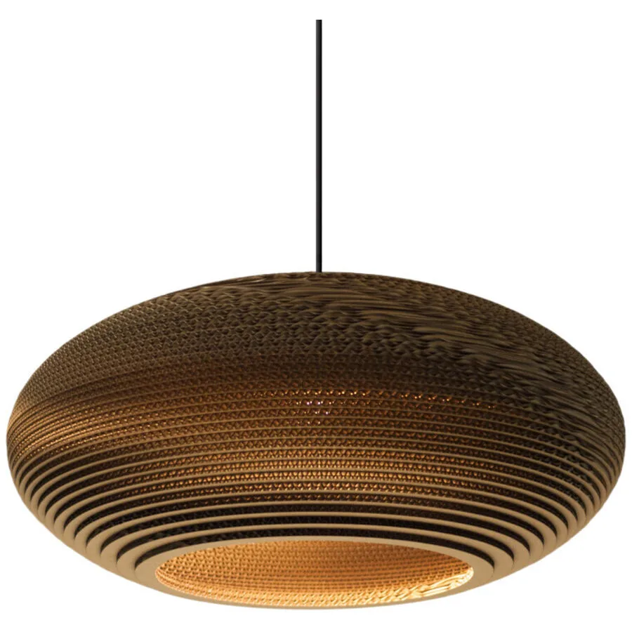 Graypants Pendellampe Disc Braun B 51 cm