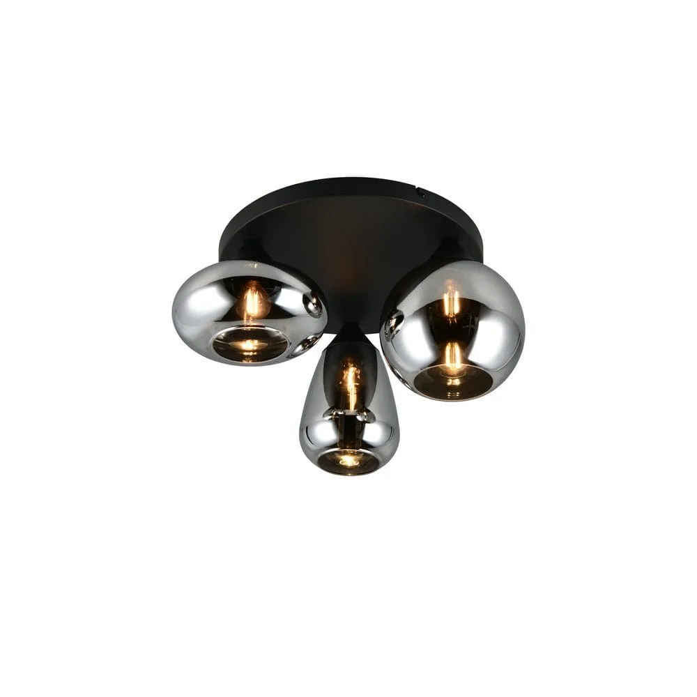 Taklampa TRIO Lumina - 3 lampor, Kromad