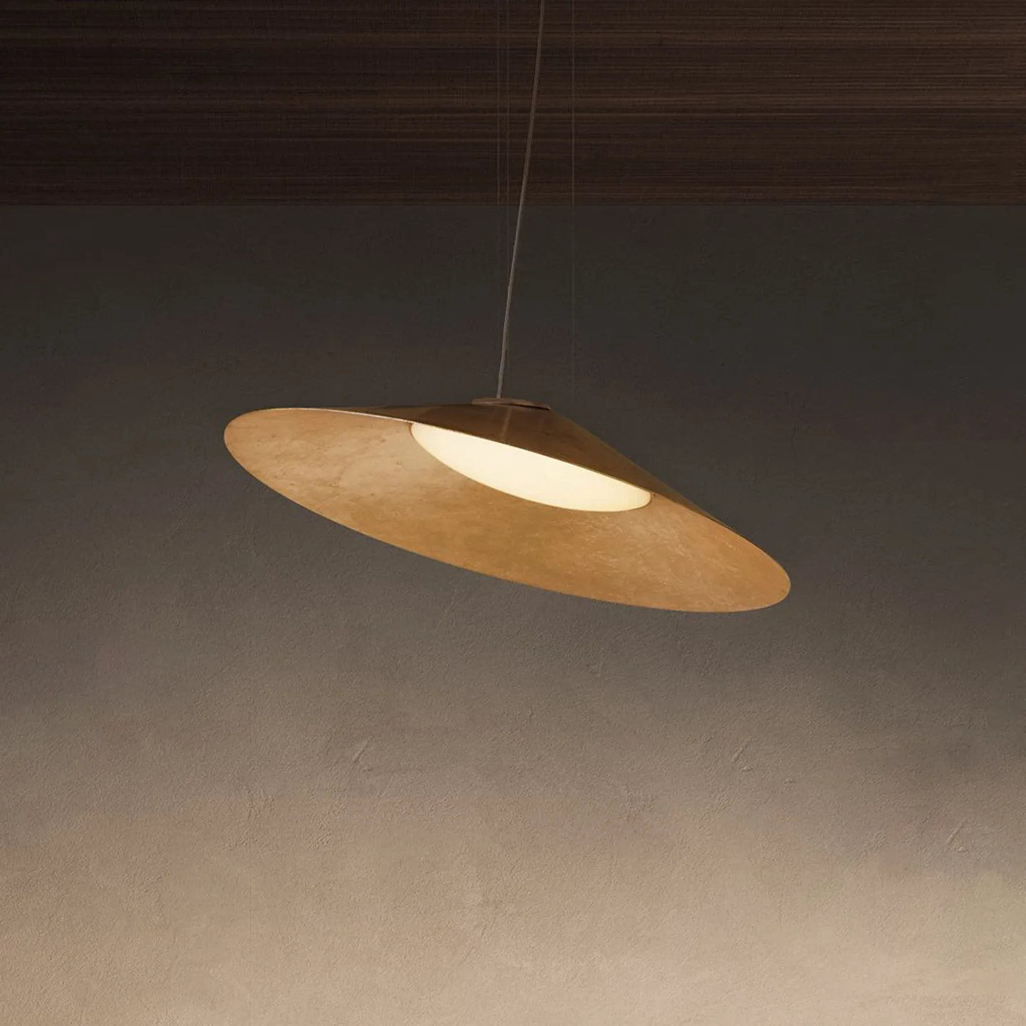 Kate Pendel 3000K Golden Leaf - KDLN - Spisestue - Design - Aluminium - Med en lyskilde