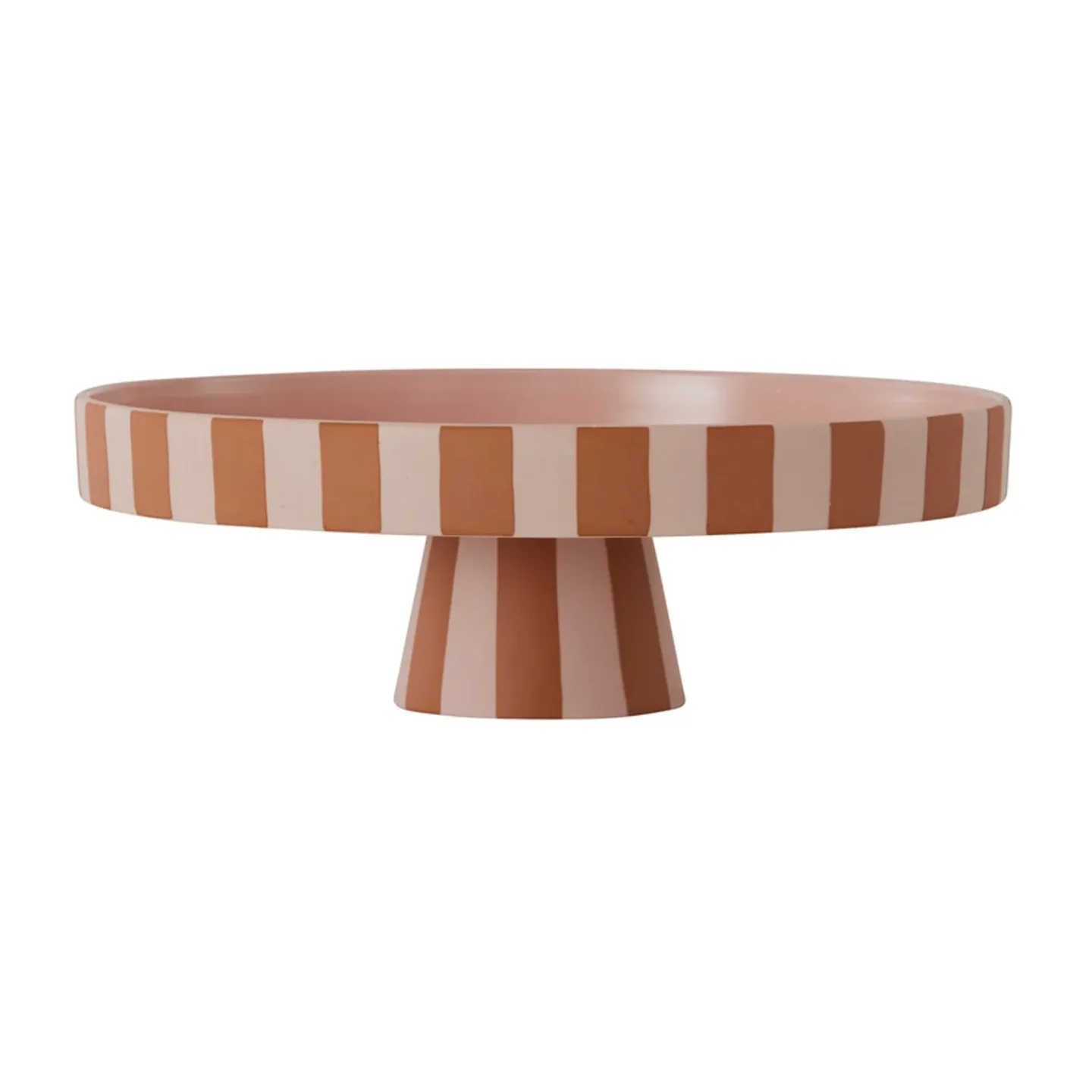 OYOY Toppu Servierteller groß Ø27cm Caramel-rose