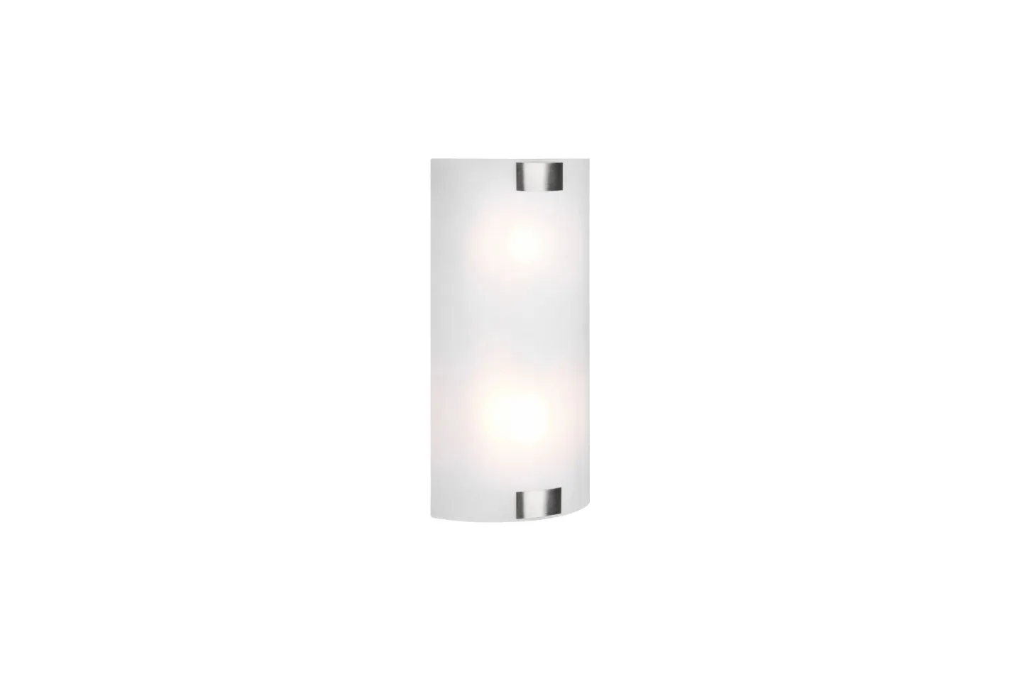 Pura Vägglampa 40cm 2xE27 borstad stål - Borstad stål