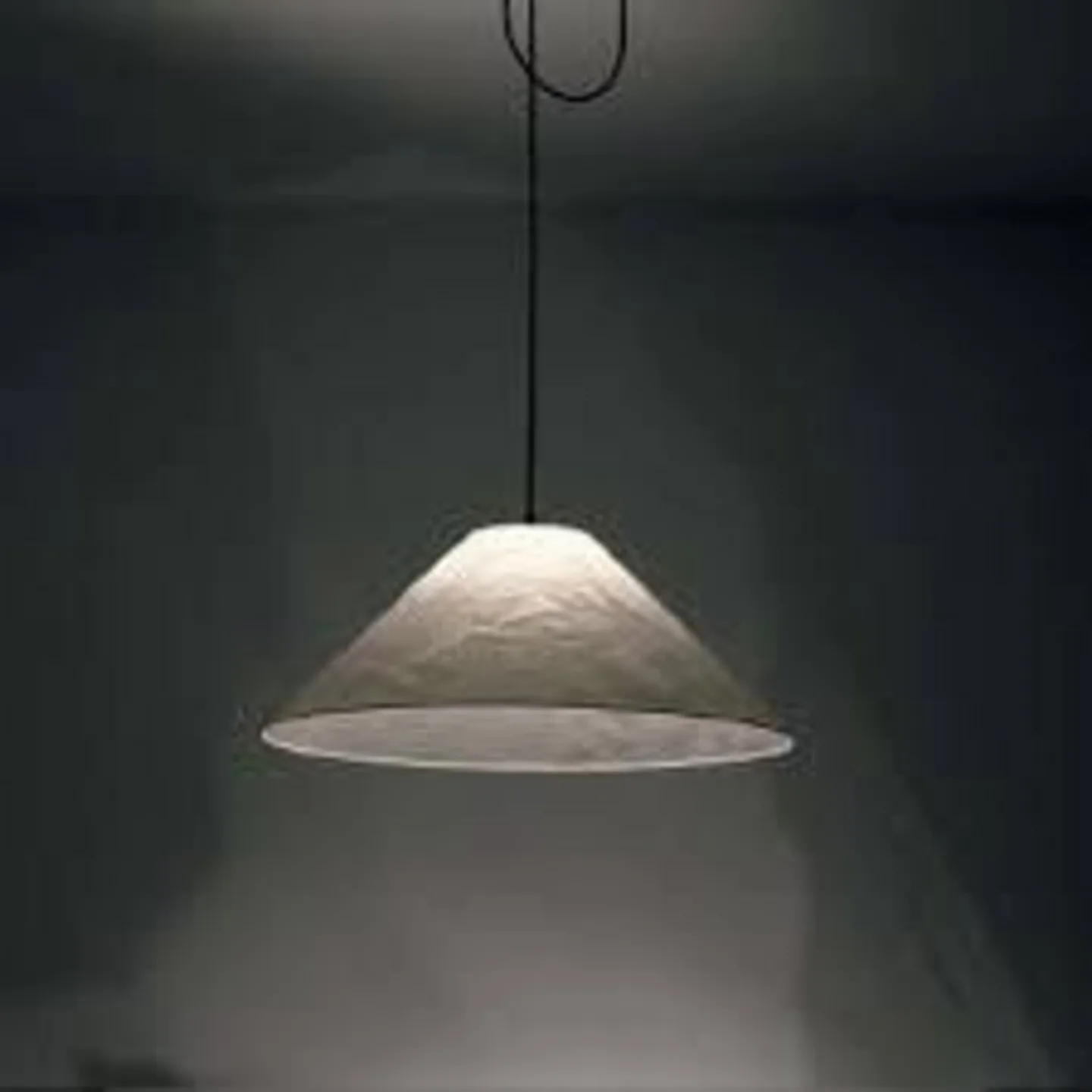 Knitterling 200cm Pendelleuchte - Ingo Maurer - Wohnzimmer - Papier / Karton