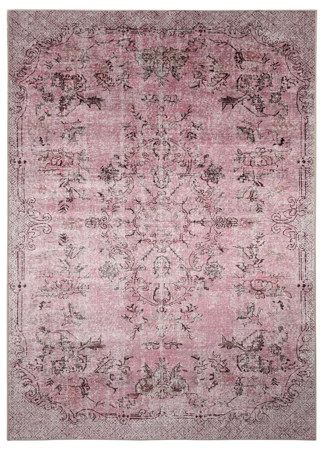 Wilton-teppe - Rosalie (rosa) (Størrelse: 160 x 230 cm)