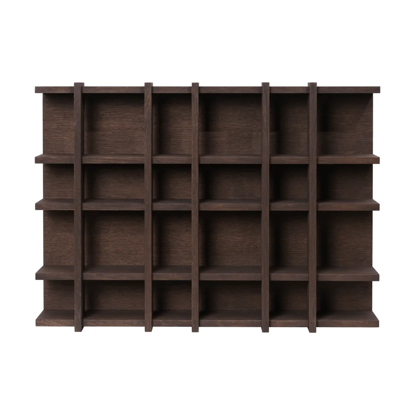 Ferm Living Tilem bokhylla Mörkbetsad ek, 6x4