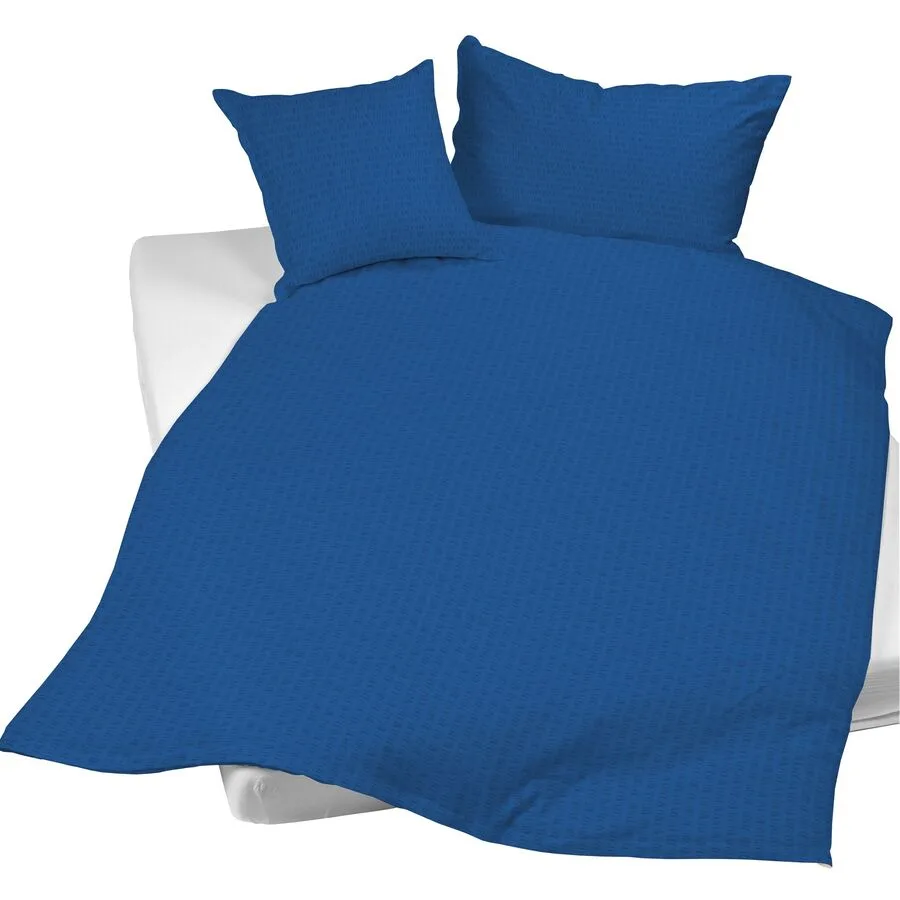 Night Fashion Kissenbezug Edi blau 65 x 65cm