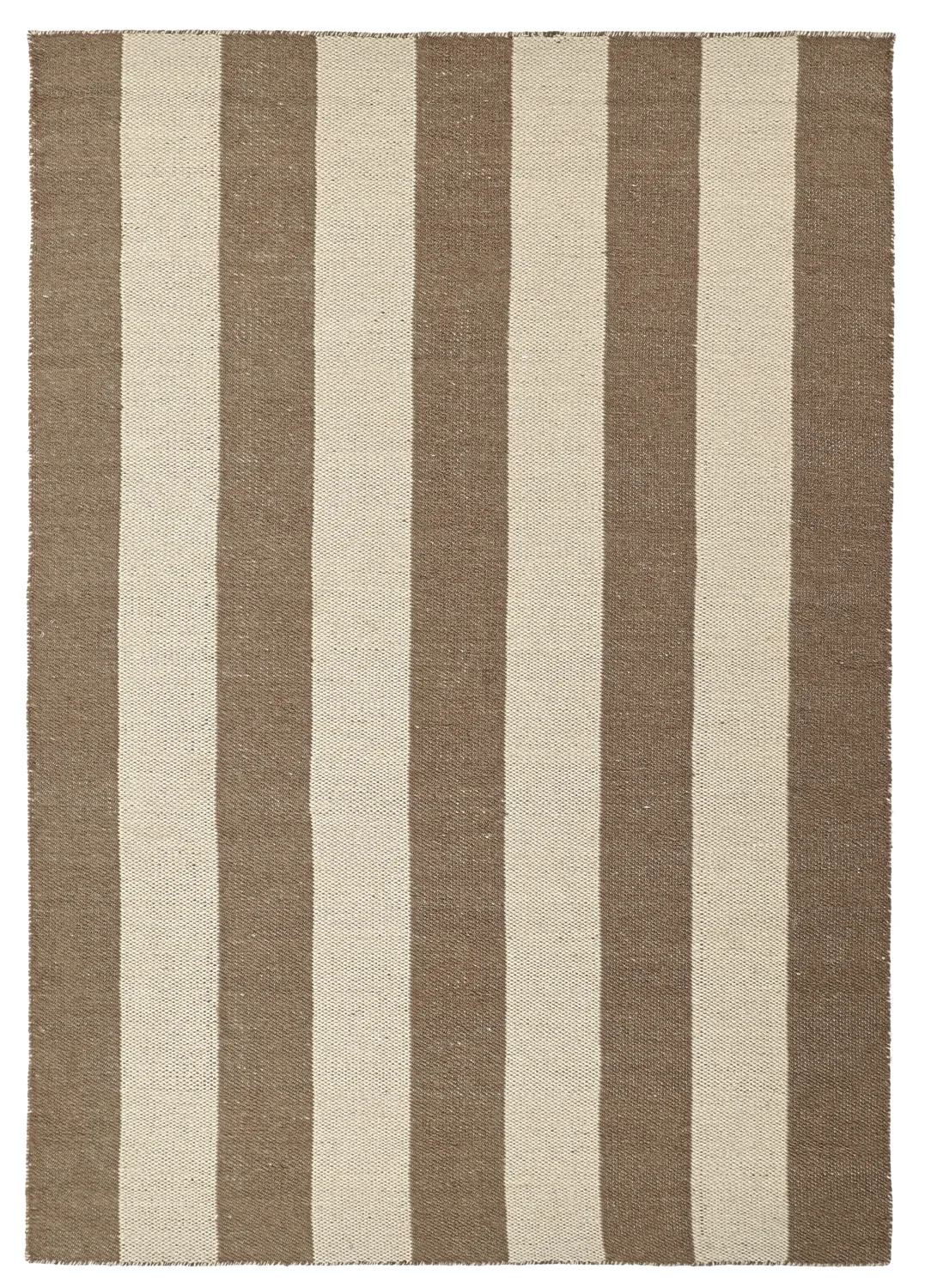 Ullteppe - Garine (brun/beige) (Størrelse: 80 x 150 cm)