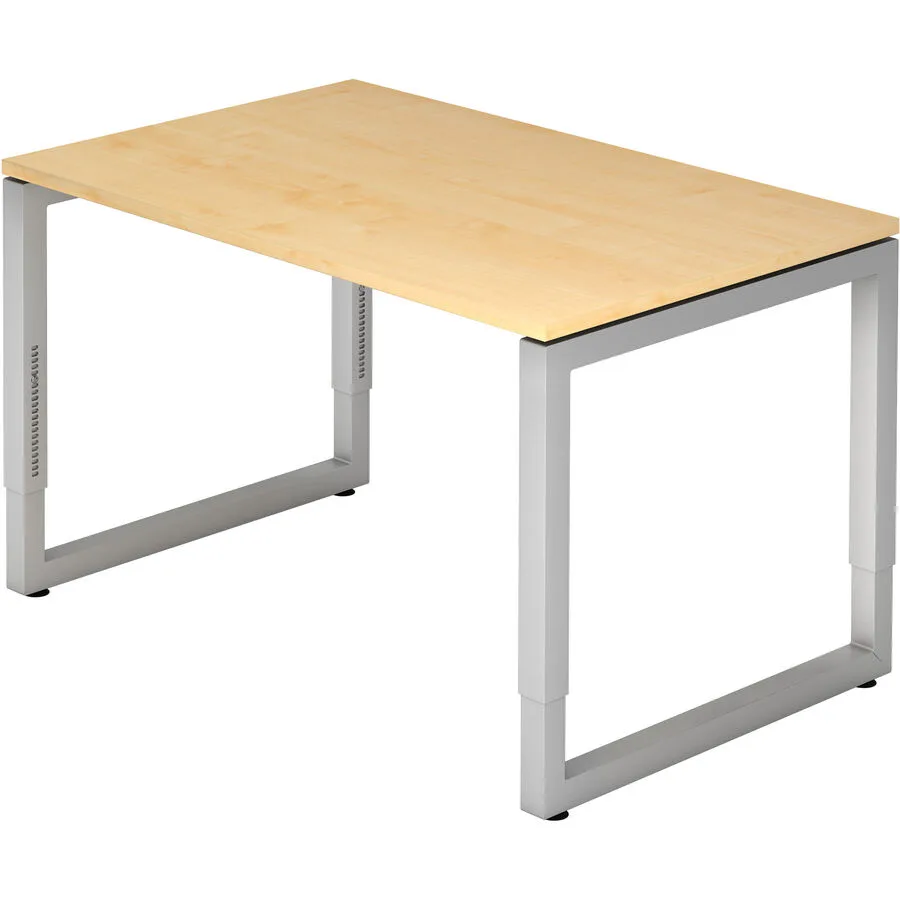 Schreibtisch Office Ahorn Holzwerkstoff Höhenverstellbar B 120 T 80 cm