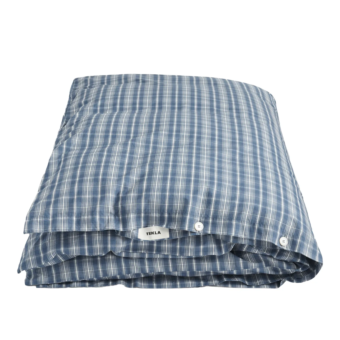 Tekla - Percale Double Duvet Cover, 220X220, Douglas Checks - Påslakan