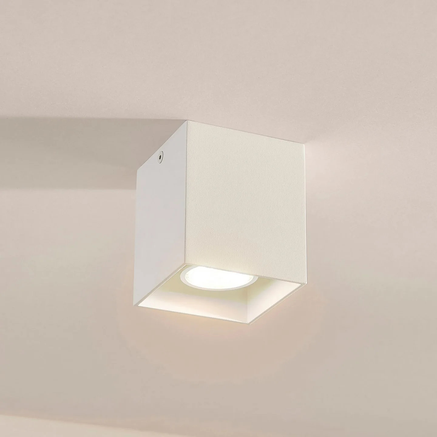 Carson Square LED-Deckenleuchte, weiß - Arcchio - Flurbereich - Modern - Metall - Eckig