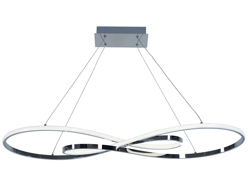 Hängelampe ORSON LED 102.5x120cm 50W silberfarben