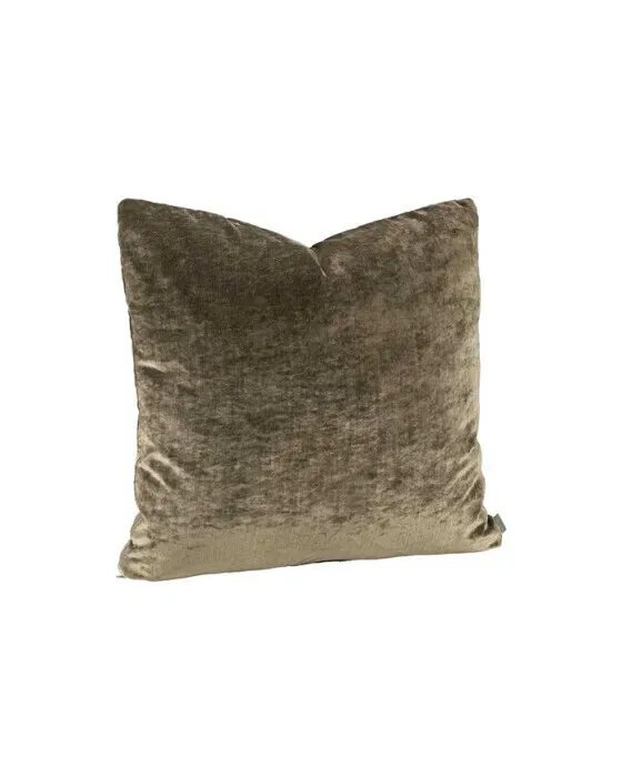 Garda Velvet Cushion Cover Taupe