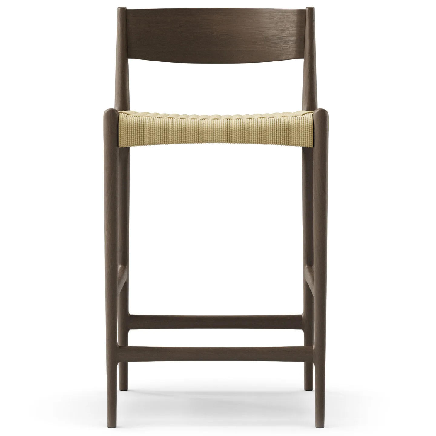 Dk3 - Pia Counter Stool W47 x D43 x H85 cm Smoked oak - oil - Barstolar - Poul Cadovius - Brun - Trä