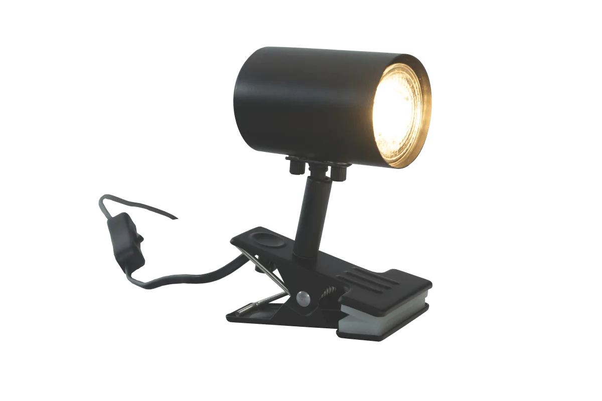 Aneta Lighting - Hugin - Klämlampa - Svart