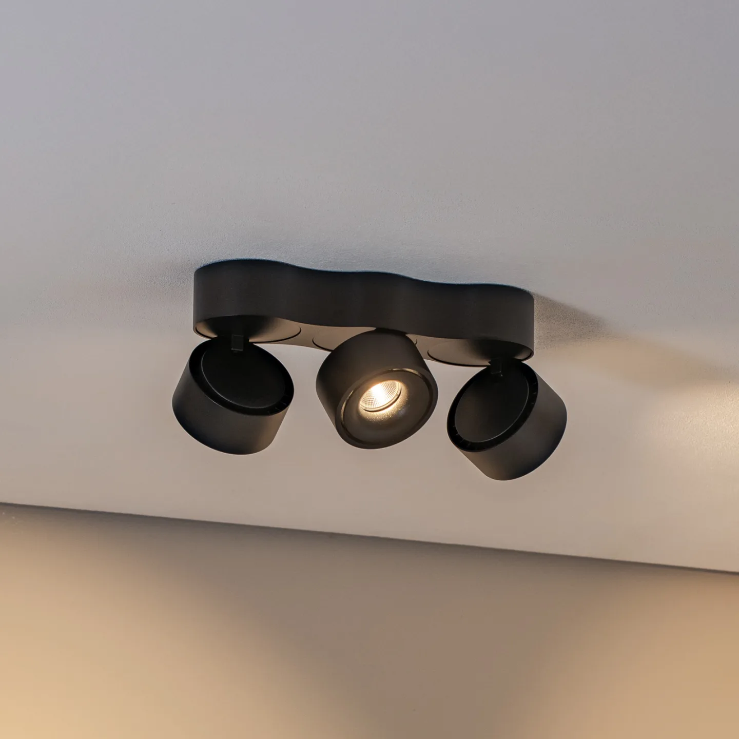 Rotari 3 LED Aufgesetzter Spot 3x8,9W Schwarz - Arcchio - Flurbereich - Modern - Aluminium - Mehrflammig