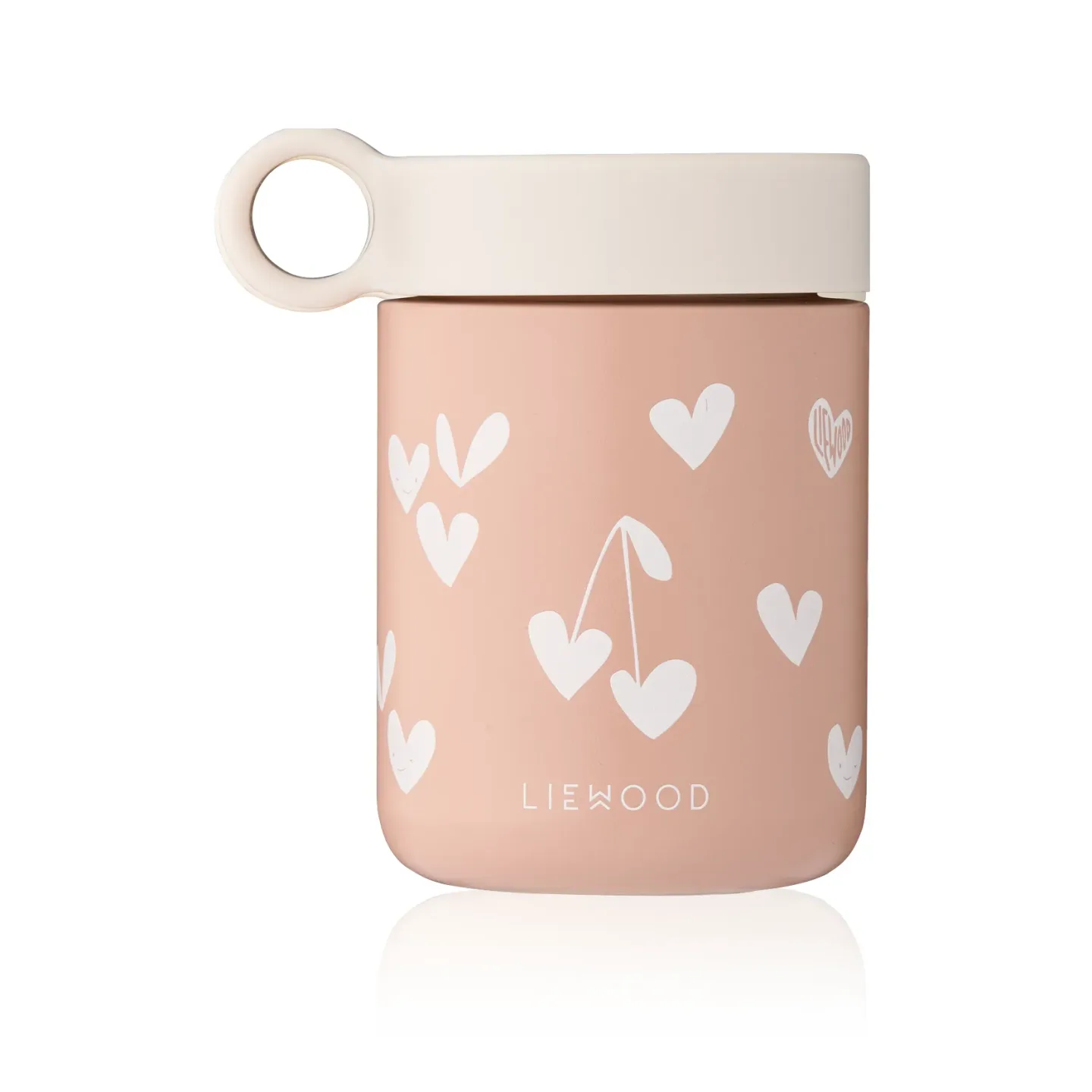 Liewood Kiani bedruckte Thermosflasche Sweethearts-pale tuscany