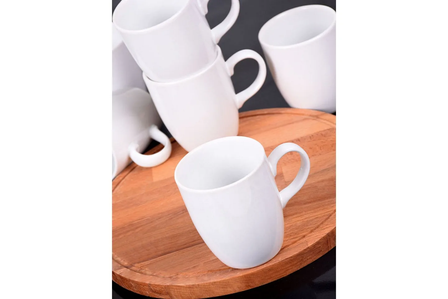 Kevat Kaffekopp 6-delar - Vit