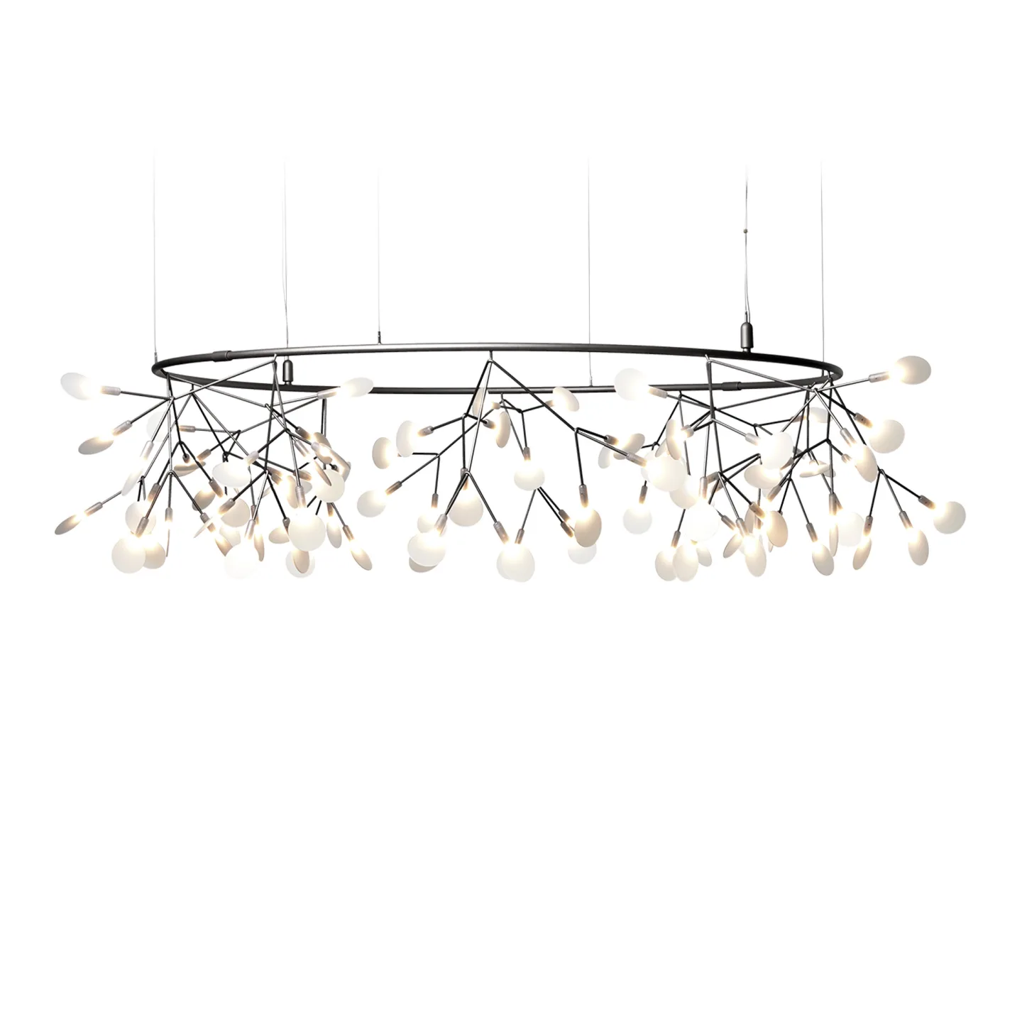 Moooi - Heracleum III, The Big O Small Nickel - Takkronor - Bertjan Pot - Silver