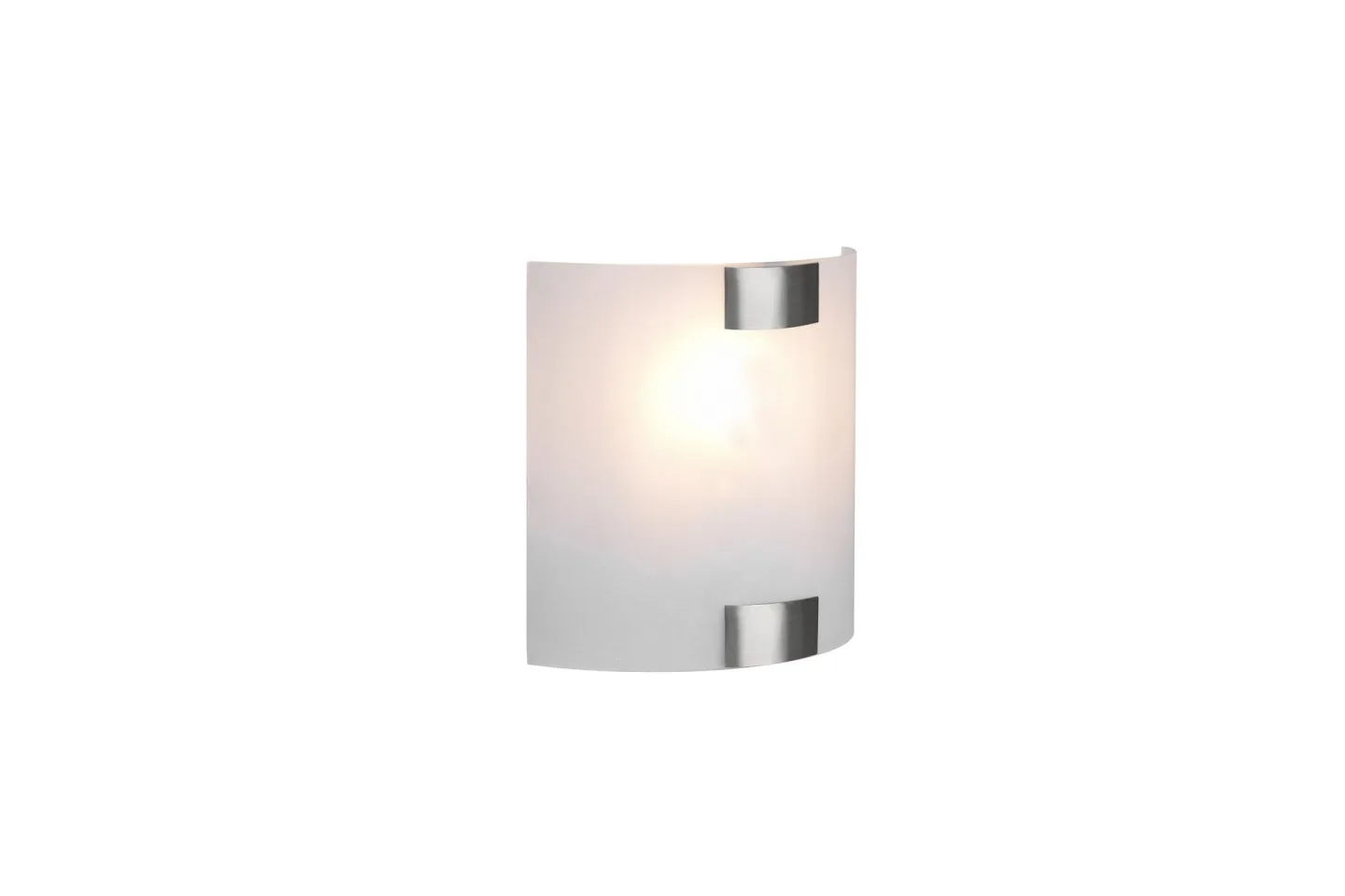 Pura Vägglampa 20cm E27 borstad stål - Borstad stål