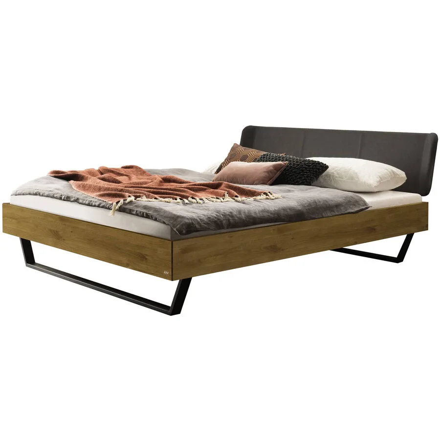 Hasena Bett Sassari Wildeiche Eiche massiv Massivholz 140 x 200 cm