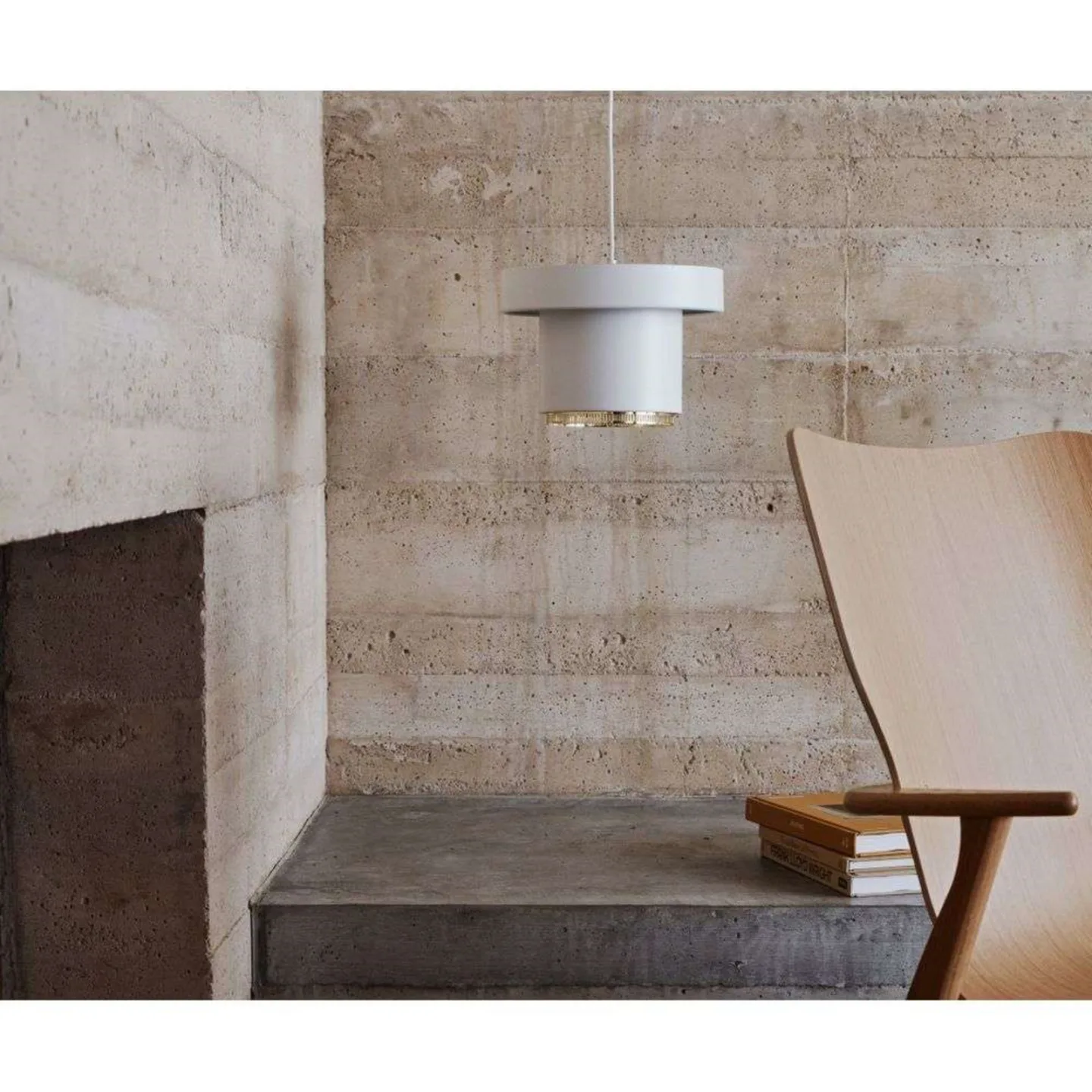 A201 Pendelleuchte White/Brass - Artek - Esszimmer - Metall