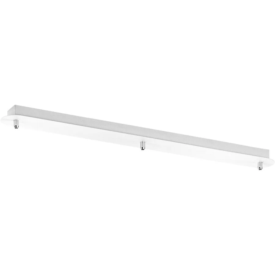 Giberti Luce Baldachin Rosone Weiss Metall 8 cm