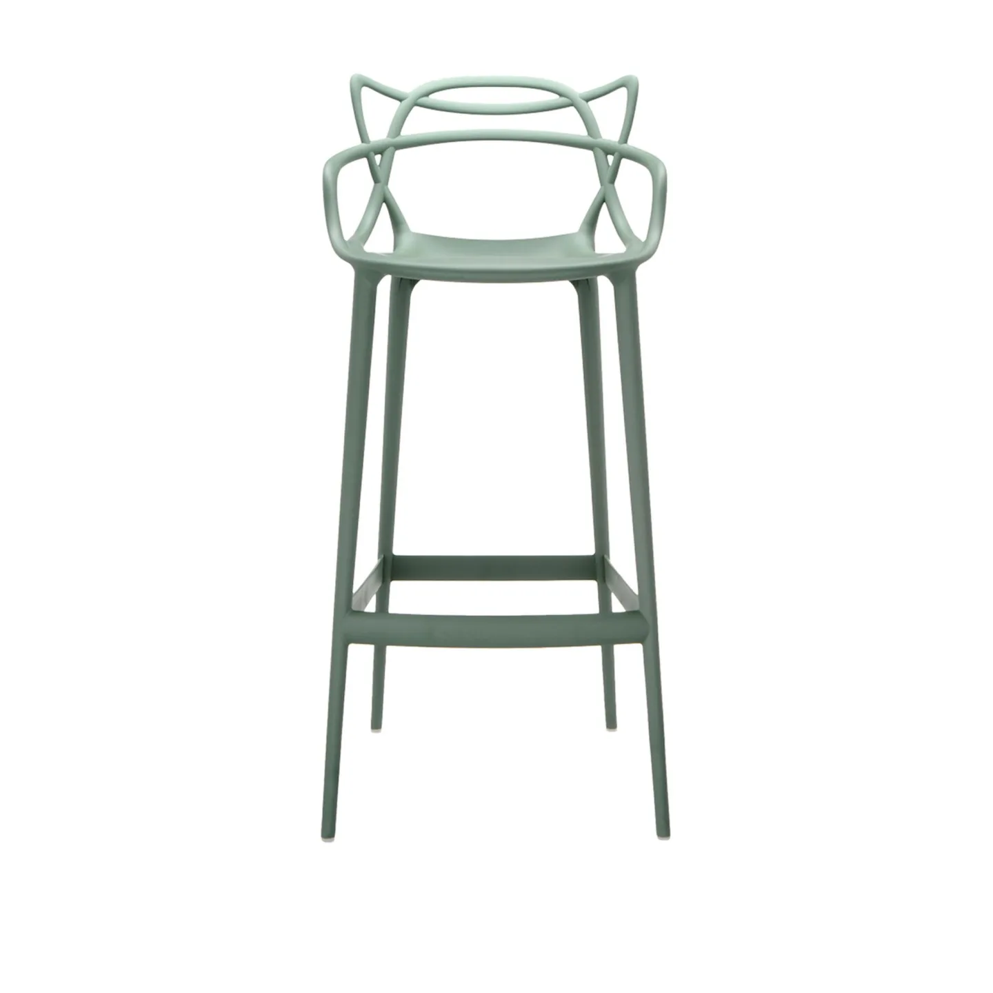 Kartell - Masters Stool 5868 - Sage 75 cm - Barstolar - Philippe Starck - Grön - Plast