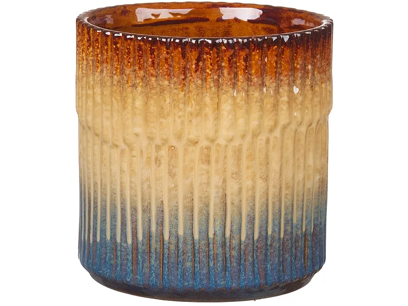 Vase BRANIMIRA 12.8x12.8x13cm sand
