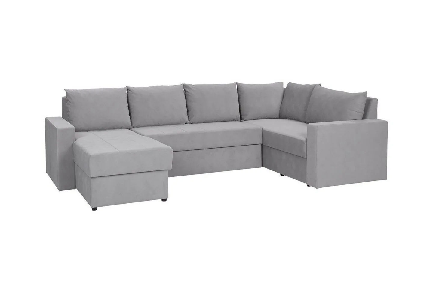 Staffin 4-sits Hörnbäddsoffa Ljusgrå -