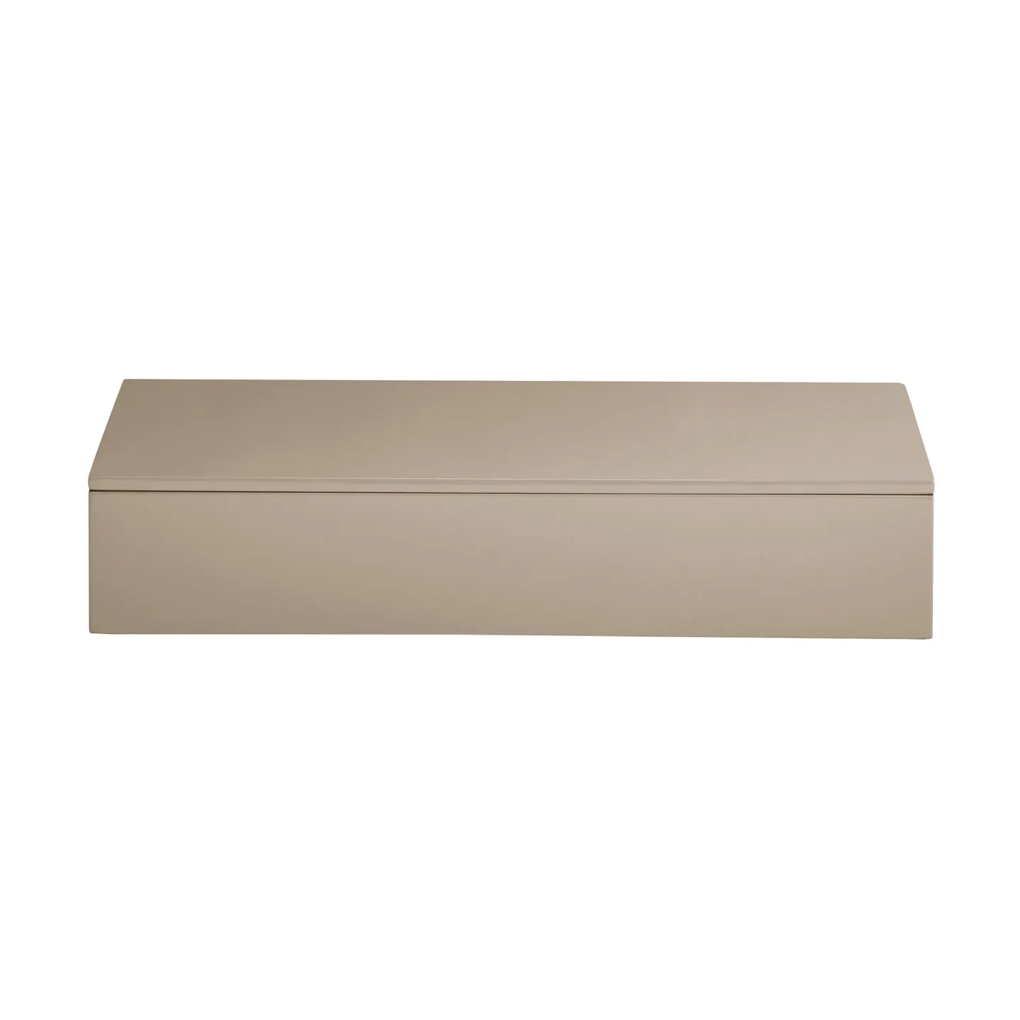 Mojoo Lux lackierte Aufbewahrungsbox 38x19x7 cm Fawn