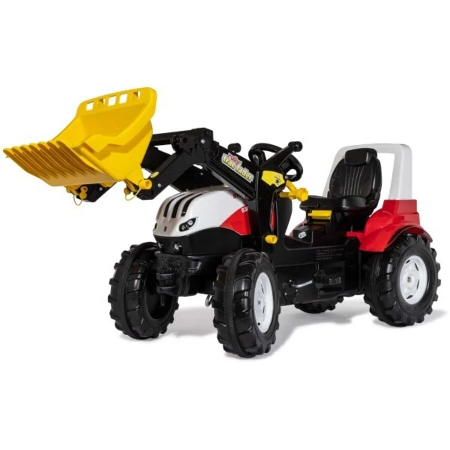 RollyFarmtrac Steyr 6300 Terrus CVT Rolly Toys Rot Kunststoff - Farbe: Rot/Schwarz/Weiss