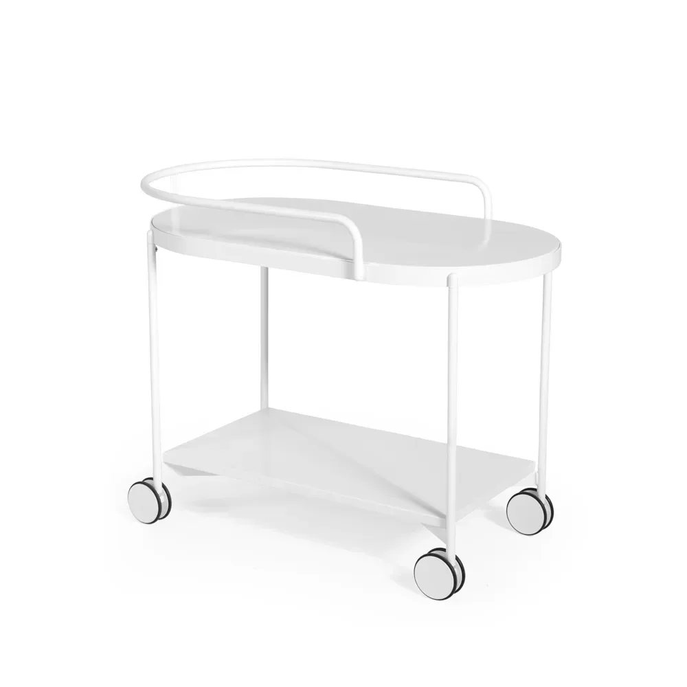 SMD Design Lene rullvagn white, mdf