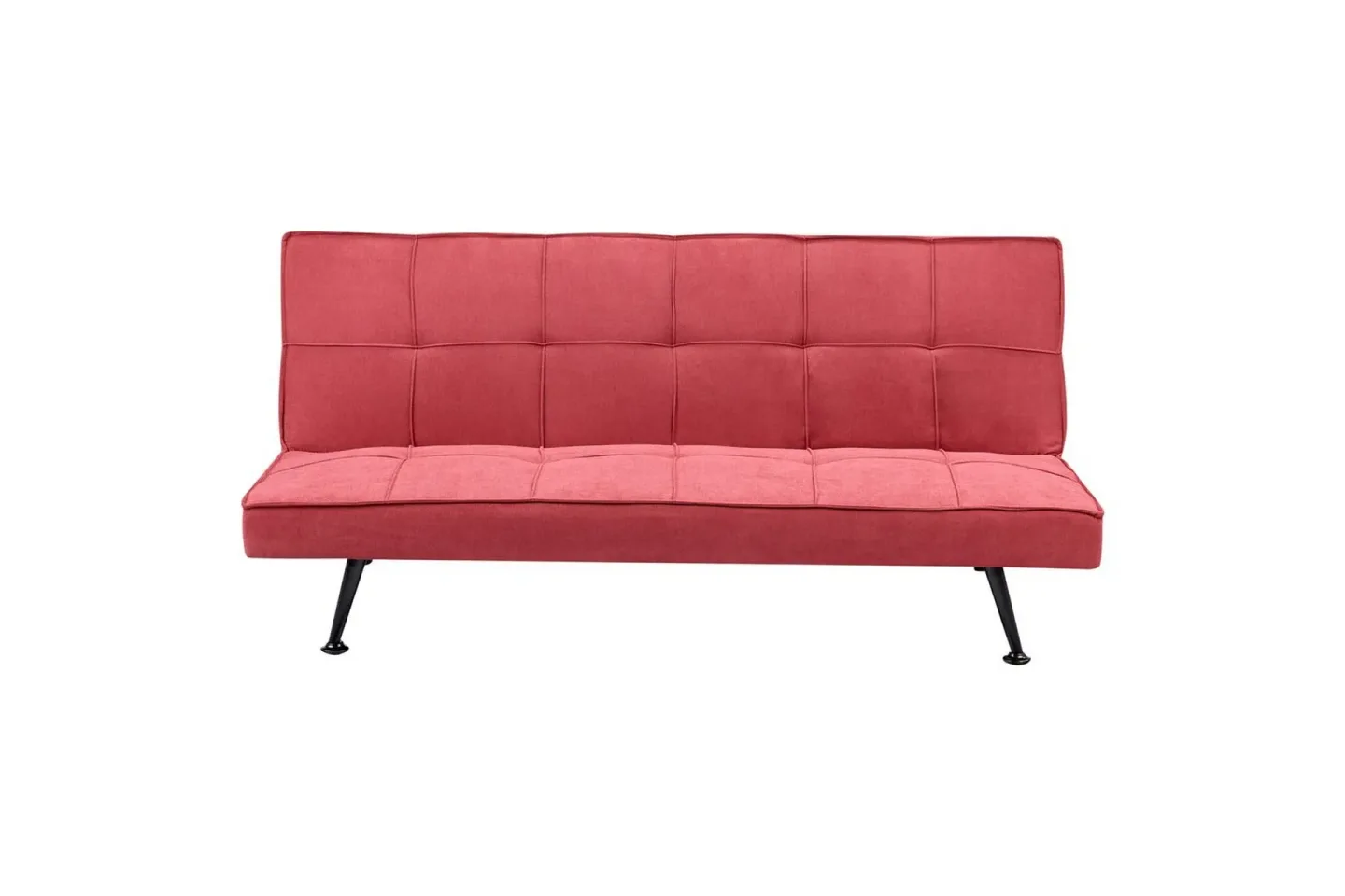 3-sitssoffa Hasle Röd, Svart - Rosa