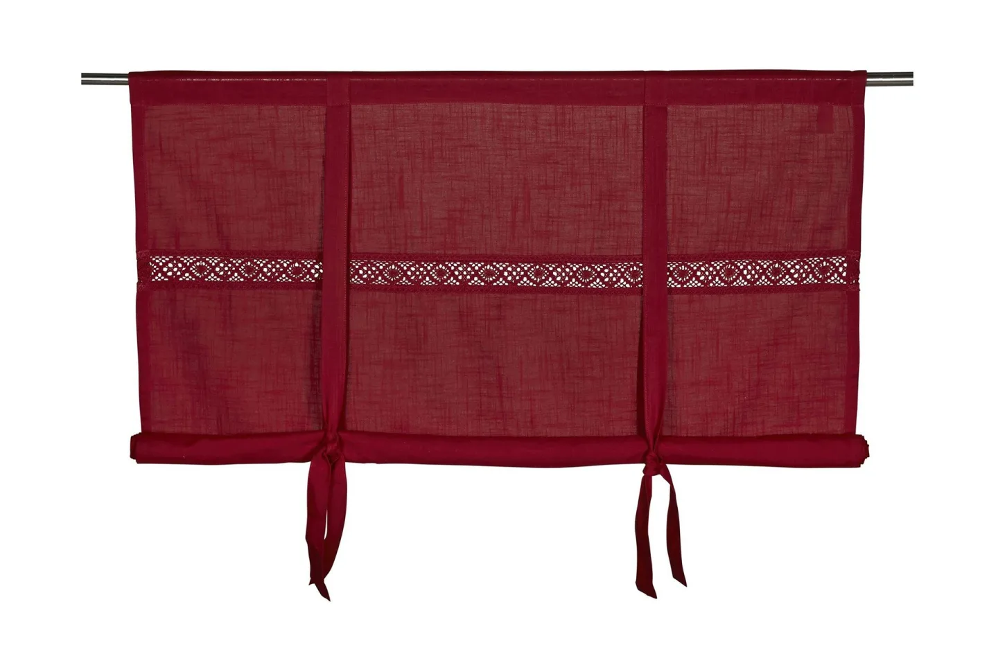 Capasin Hissgardin 120x120 cm - Röd