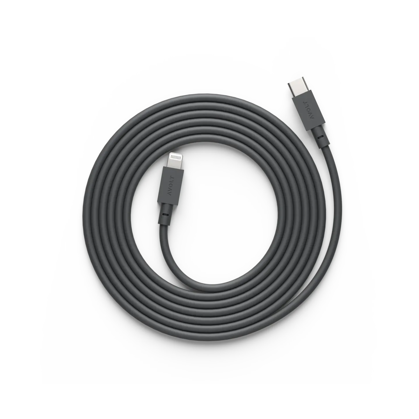 Avolt Kabel 1 USB C zu Lightning Ladekabel 2m Stockholm Black