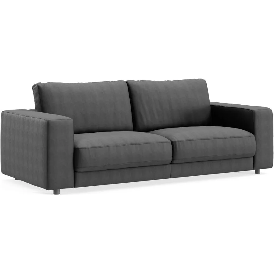 Sofa Ava Bezug: 100% Polyester black B 230 T 107 cm - Möbel Konfigurator: Traummöbel individuell zusammenstellen