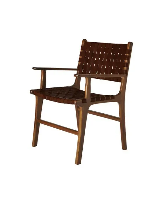 Porto Armlehnstuhl cognac