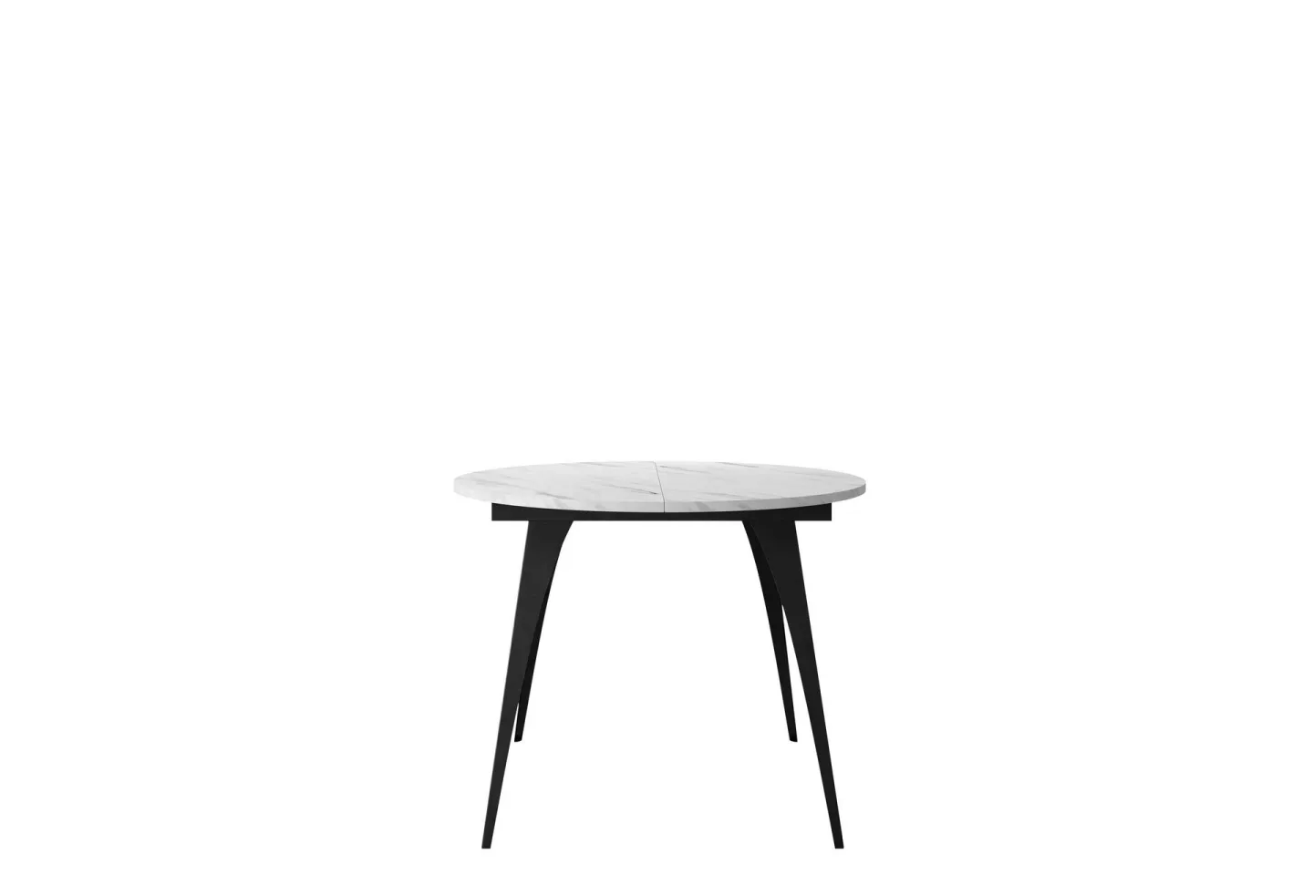 Eldo Matbord 138 cm - Svart/Vit