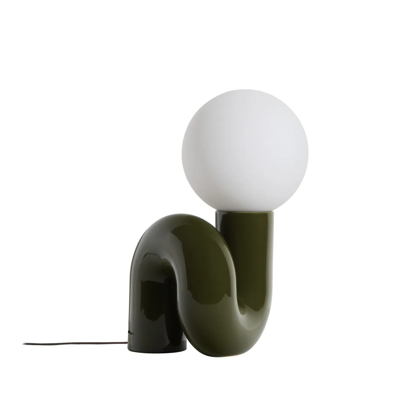 Petite Friture - Neotenic bordslampa stor green - Bordslampor - Jumbo - Grön - Keramik