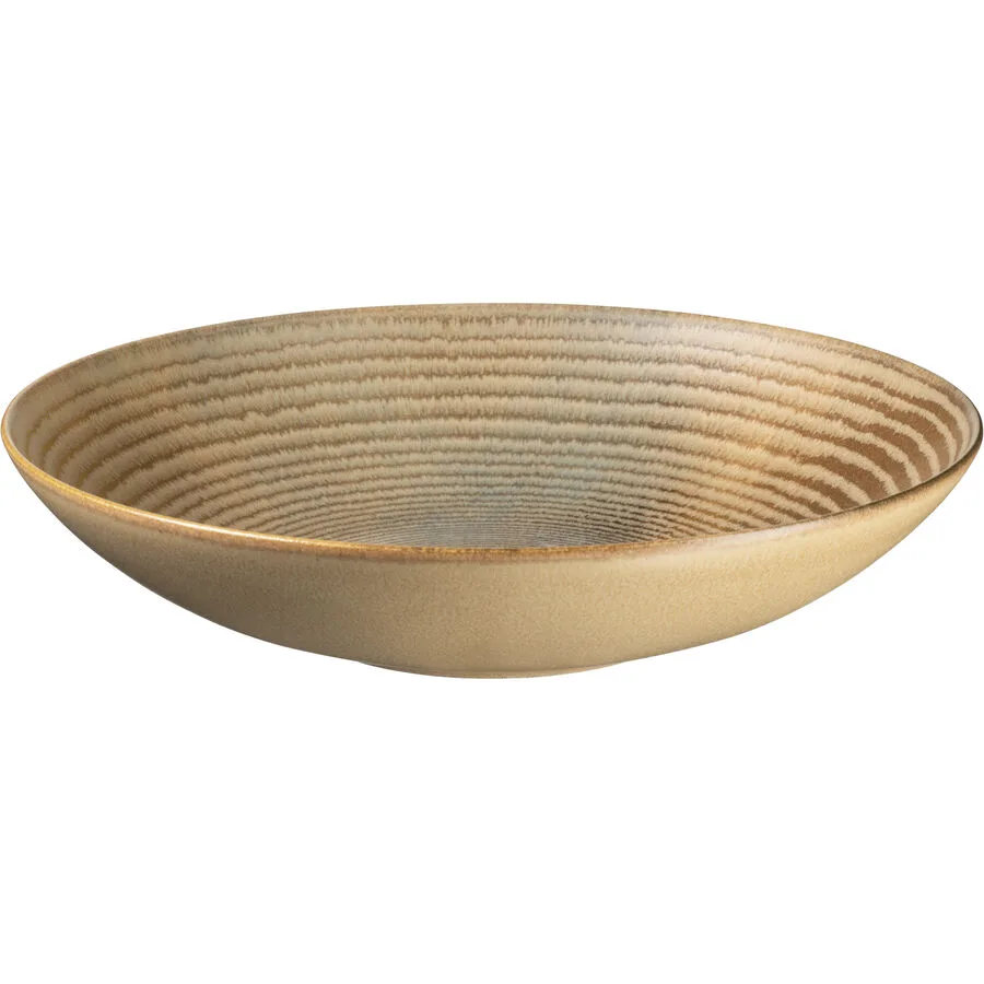 Teller tief Terra hellbraun Steinzeug D 22 cm 1 Stk
