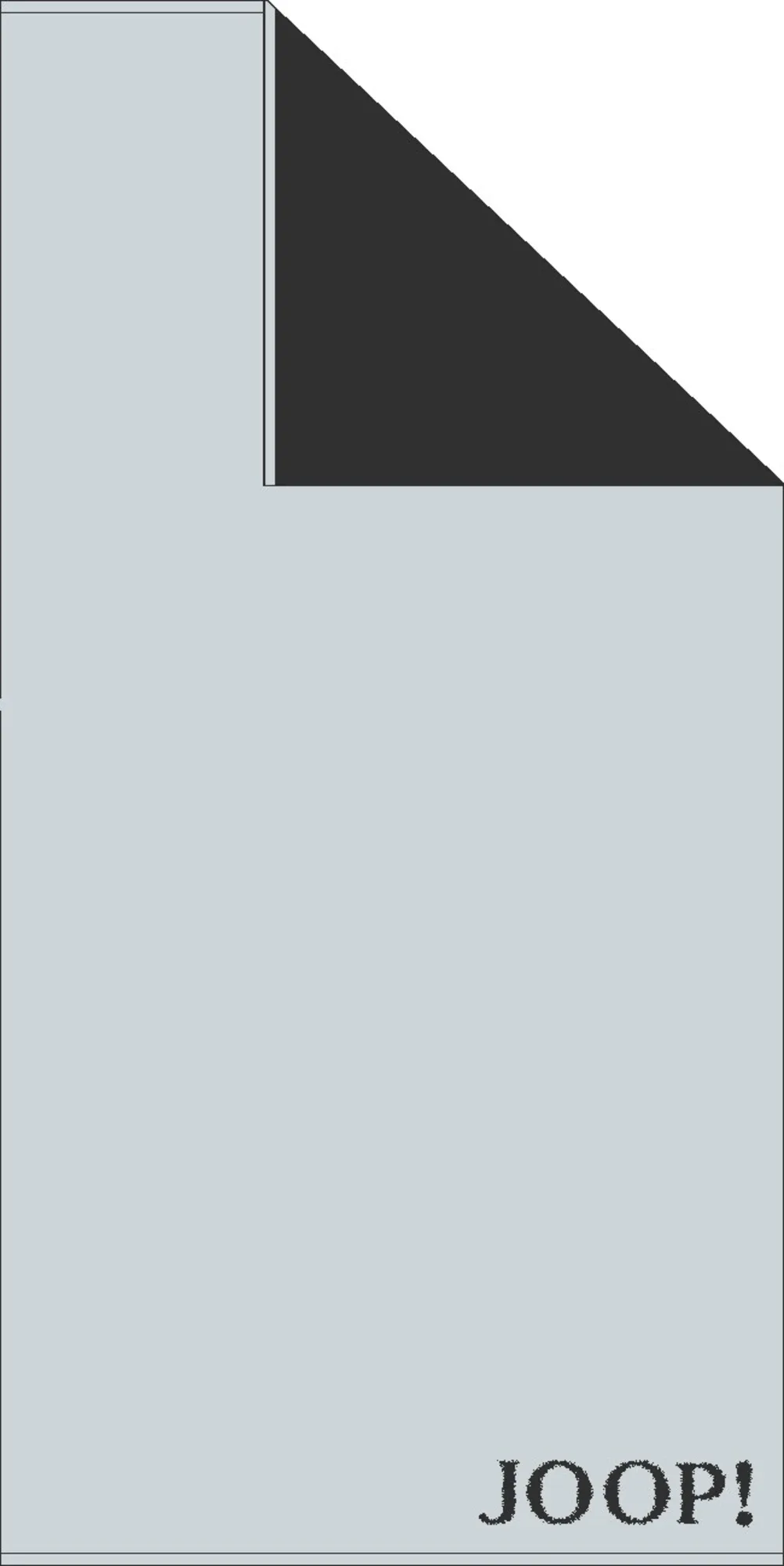 Cawö Handtuch Doubleface, 50 x 100 cm Grau | Schubiger Möbel