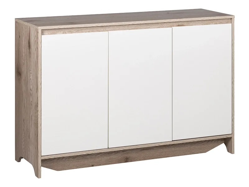 Sideboard TWIN 3 Türen 40x120x80cm eiche lackiert