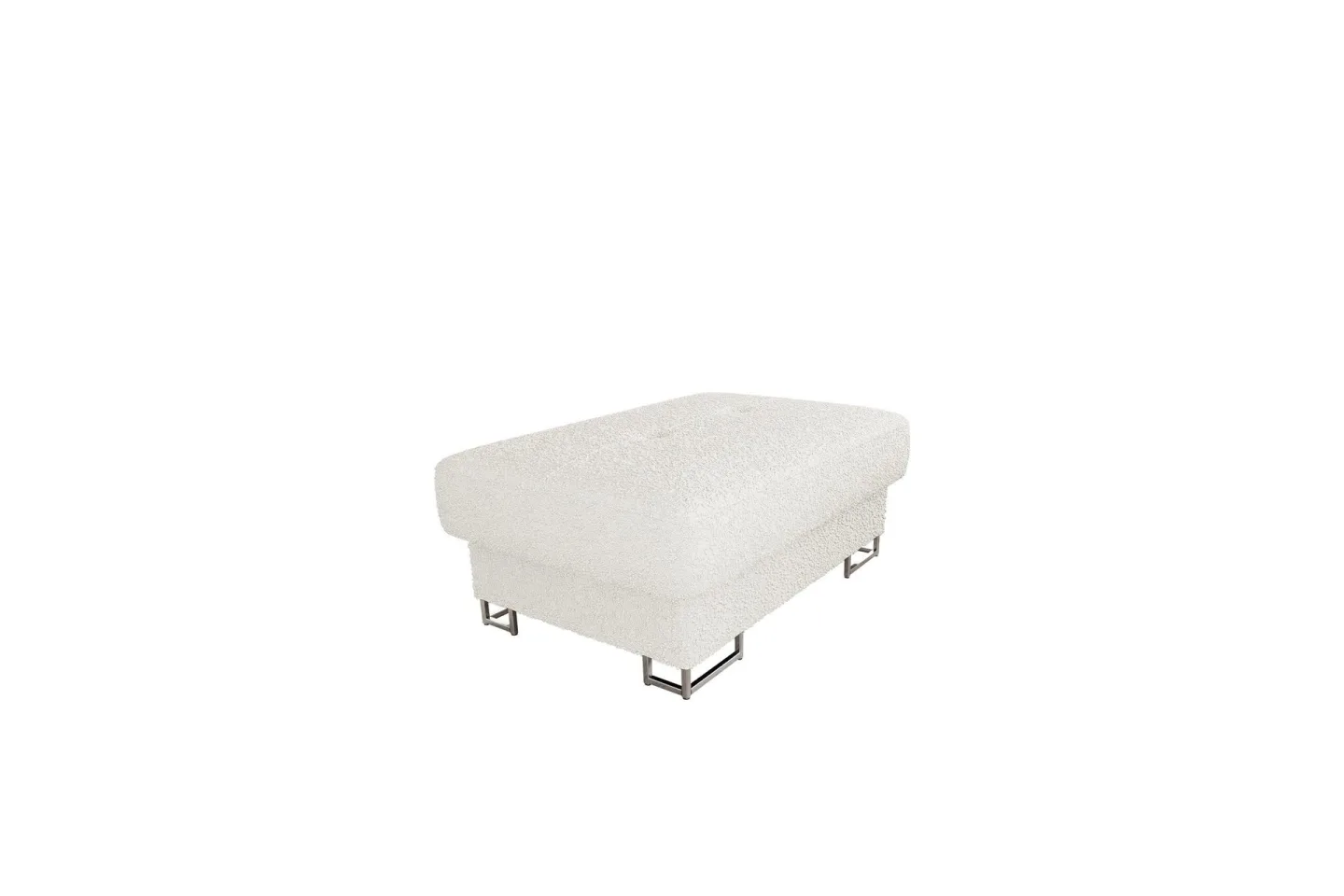 Reginia Fotpall 104 cm - Vit